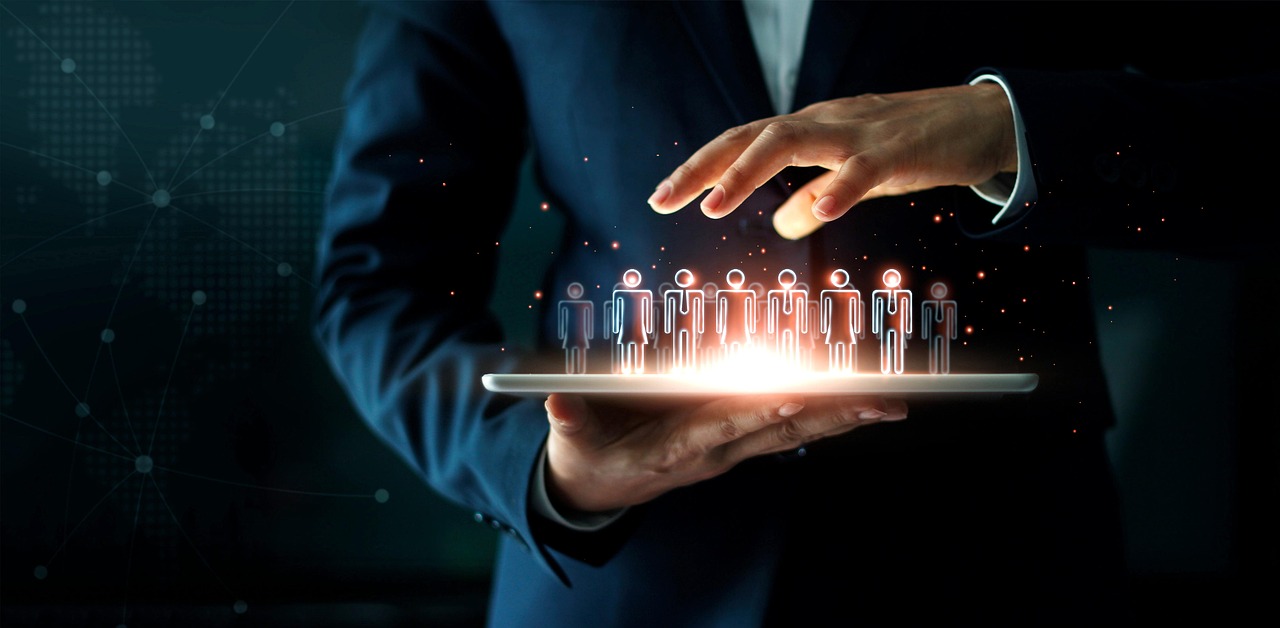 Technology, business, internet — IP TV Solutions Bringing Together Live Channels and Online Streaming Content