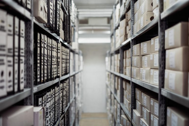 Archive, boxes, shelf — "The Best Festivals and Events in Madrid"