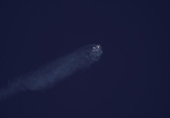 SpaceX flight test