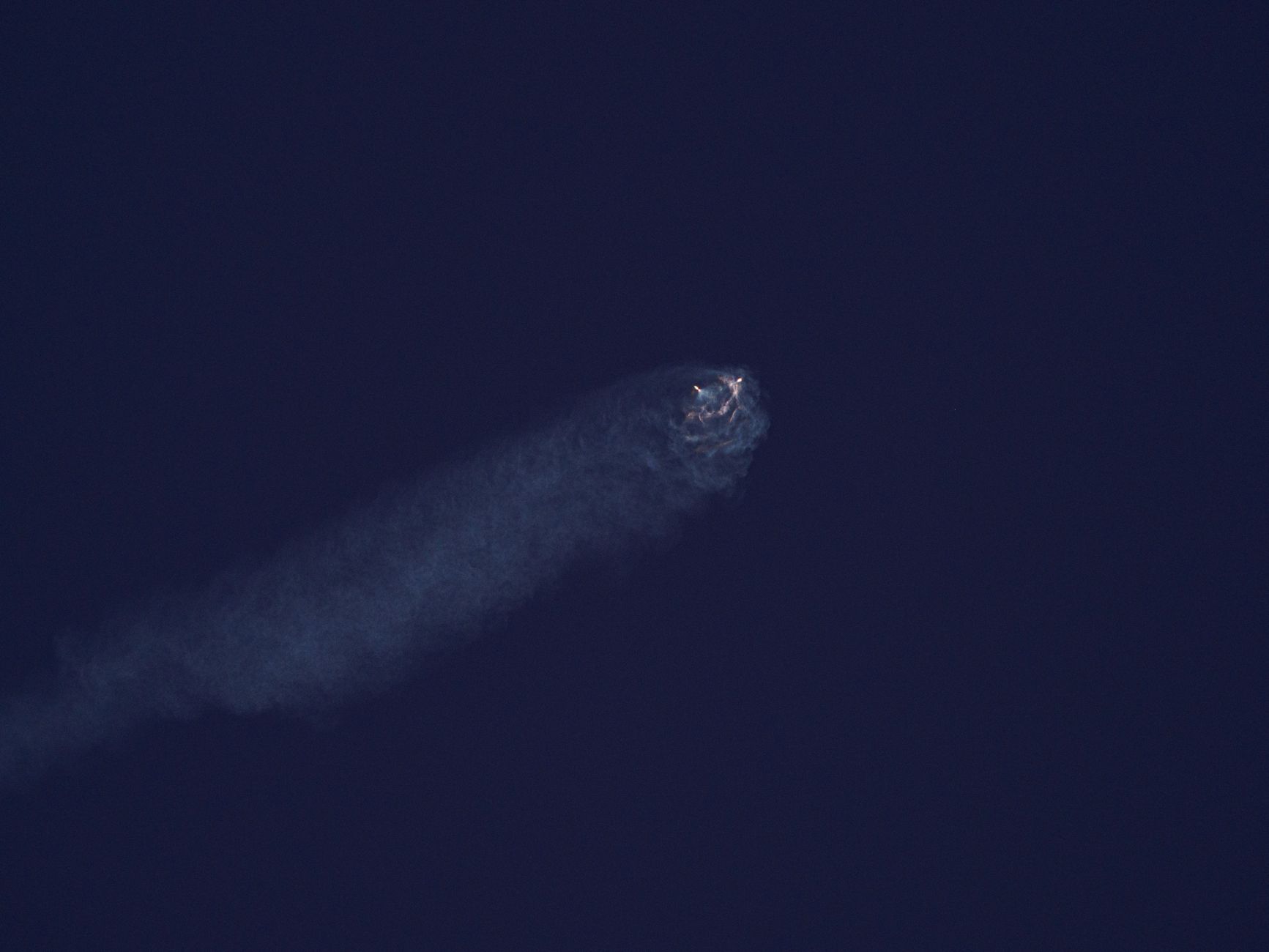 SpaceX flight test